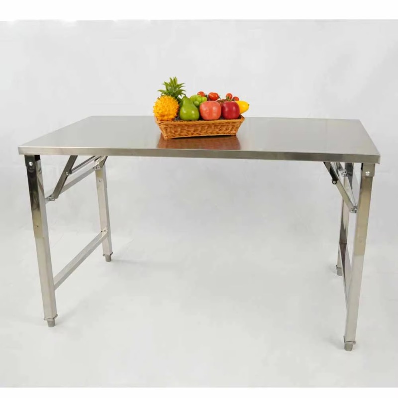 Workbench Portable Fold - Paslanmaz Çelik Katlanır Yemek Masası Taşınabilir