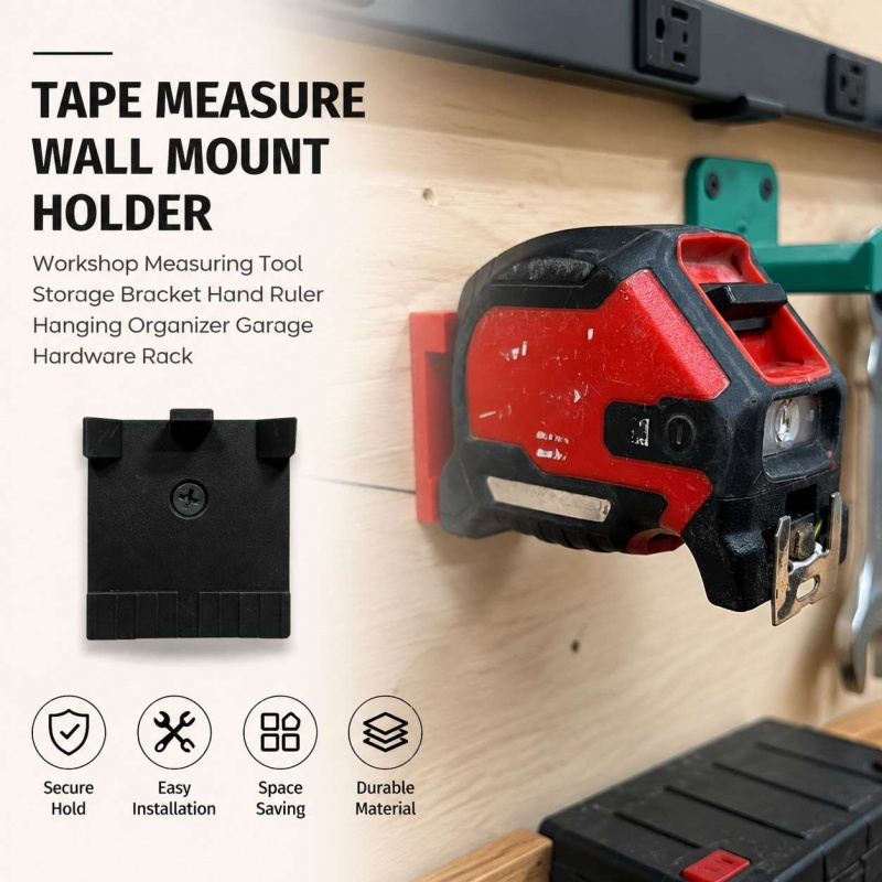 Workshop Tools Hanging - Mezura Askısı Duvara Monte Tutucu Atölye
