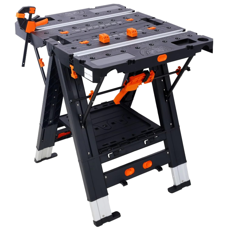 Workbench Portable Fold - Taşınabilir Katlanabilir 2'si 1 Arada Tezgah