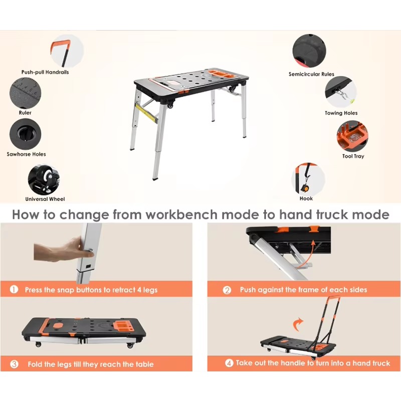 7'si 1 Arada Çok Fonksiyonlu K - Workbench Portable Fold incelemesi ve fiyatı