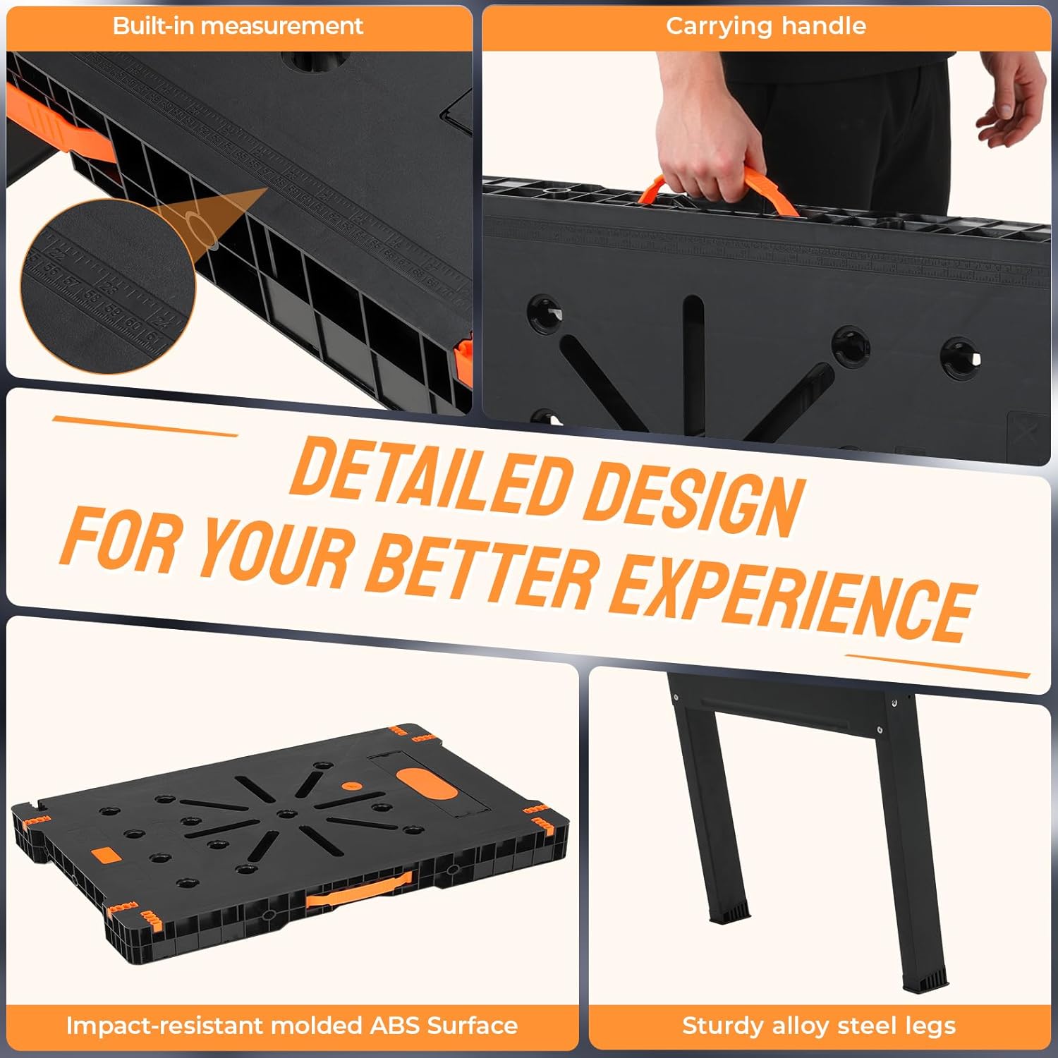 Kelepçeli ve Prizli Katlanabil - Workbench Portable Fold incelemesi ve fiyatı