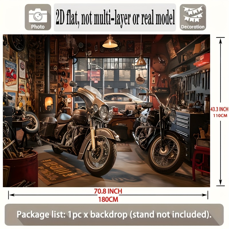 Motosiklet Garajı Gobleni Klas - Tools For Motorcycle Workshop incelemesi ve fiyatı